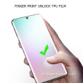 Anti-vingerprint TPU-schermbeschermer voor Samsung Note10 Pro